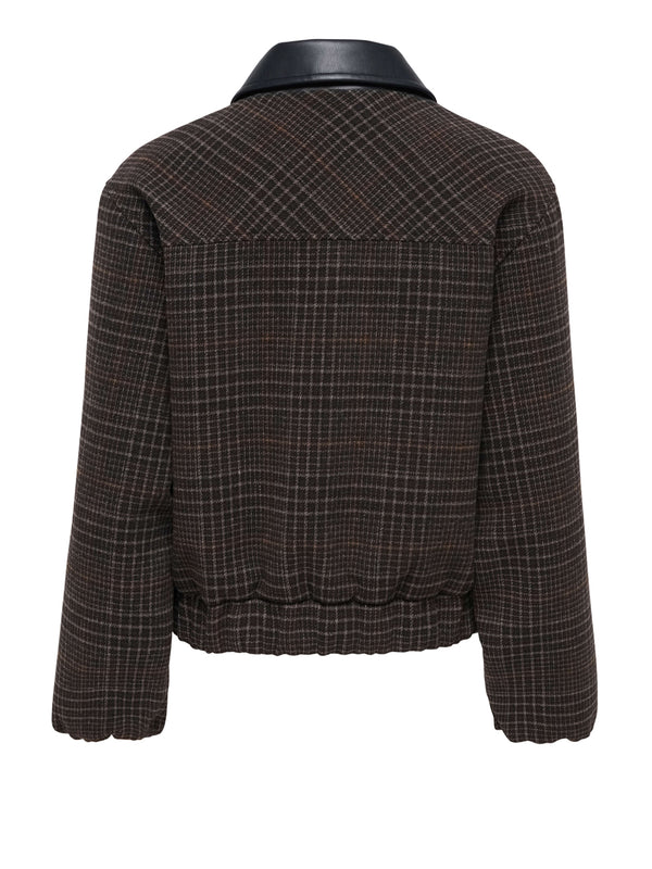 ONLY DROP5 Giubbotto Only Onlmika Check Bomber - Nero