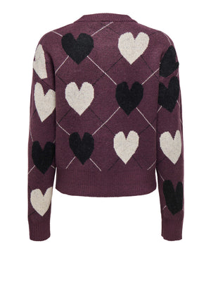 ONLY DROP5 Cardigan Onlritu Only Bordeaux
