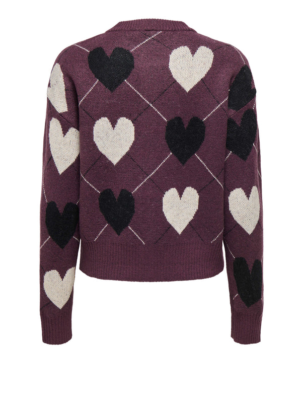 ONLY DROP5 Cardigan Onlritu Only Bordeaux