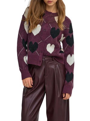 ONLY DROP5 Cardigan Onlritu Only Bordeaux