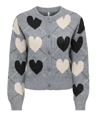 ONLY DROP5 Cardigan Onlritu Only Grigio