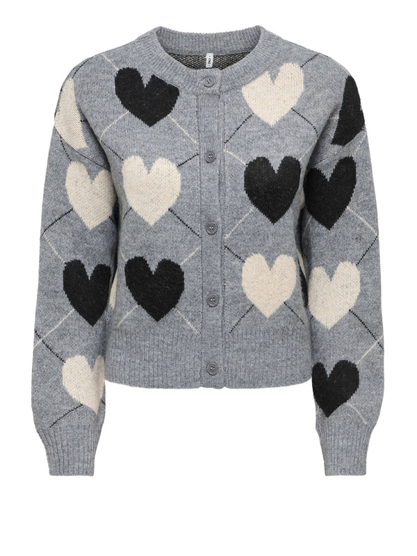 ONLY DROP5 Cardigan Onlritu Only Grigio