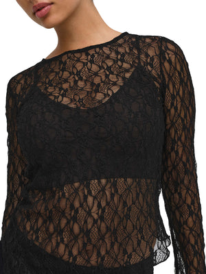 ONLY DROP6 Maglia Donna - Nero