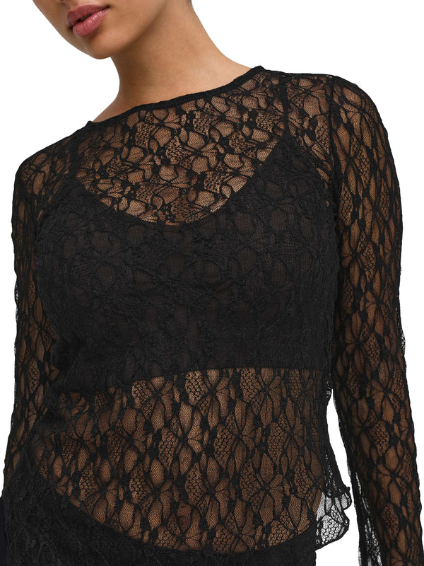 ONLY DROP6 Maglia Donna - Nero