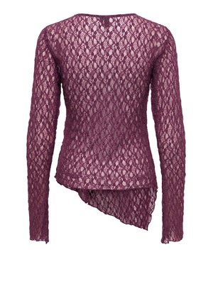 ONLY DROP6 Maglia Donna - Bordeaux