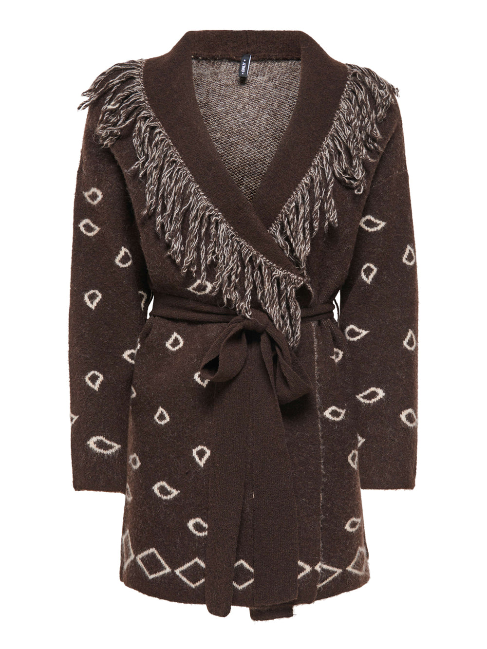 ONLY DROP6 Cardigan Donna - Marrone