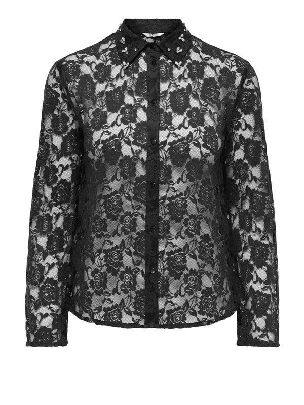 ONLY DROP6 Camicia Casual Donna - Nero