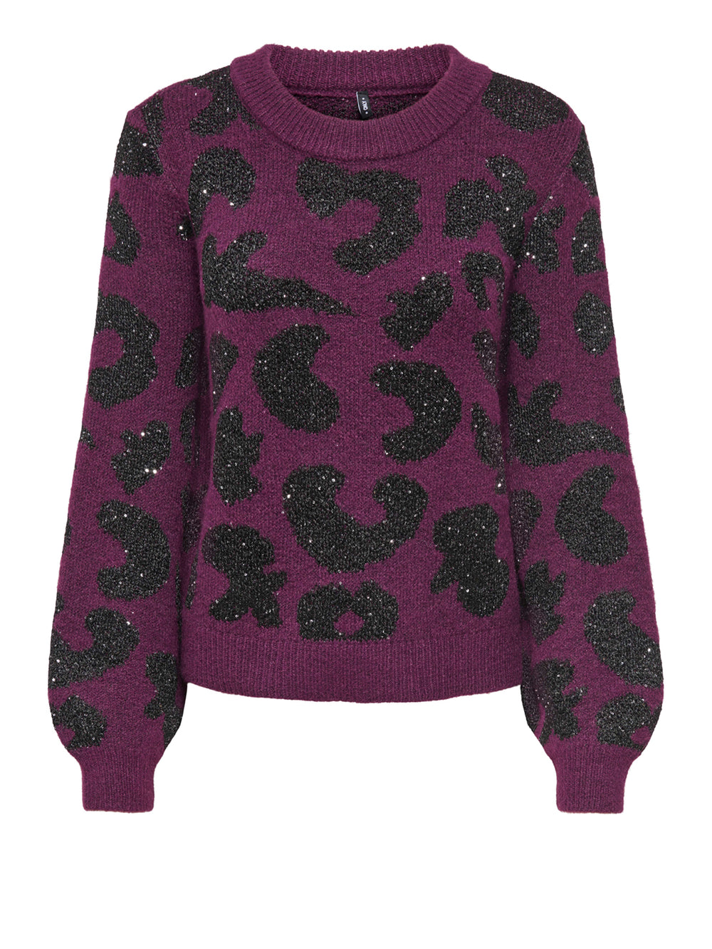 Only Maglione Only Onldoffa Ls O-Neck Glitter Purple