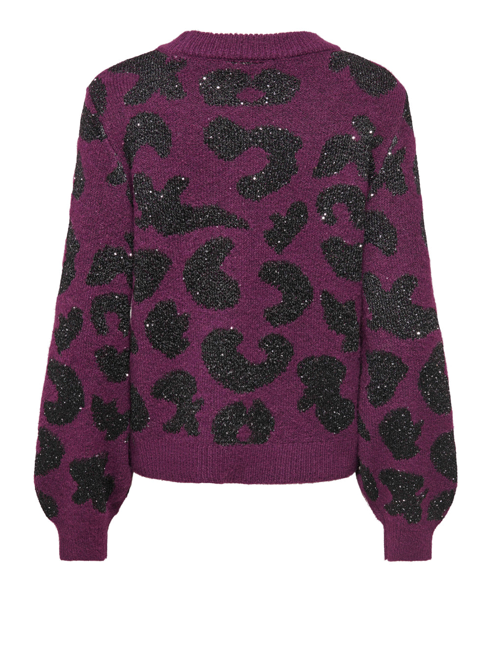 Only Maglione Only Onldoffa Ls O-Neck Glitter Purple