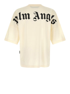 PALM ANGELS T-Shirt Dsquared Classic Logo Over Tee Bianco