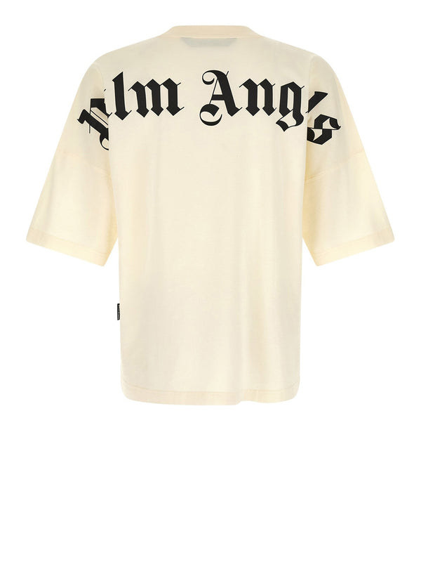 PALM ANGELS T-Shirt Dsquared Classic Logo Over Tee Bianco