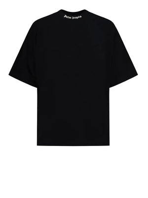 PALM ANGELS T-Shirt Palm Angels Classic Logo Over Tee - Nero