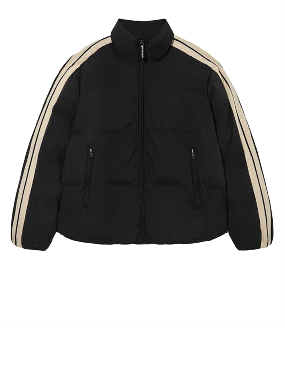 PALM ANGELS Piumino Classic Logo Track Puffer Jacket Palm Angels - Nero/Bianco