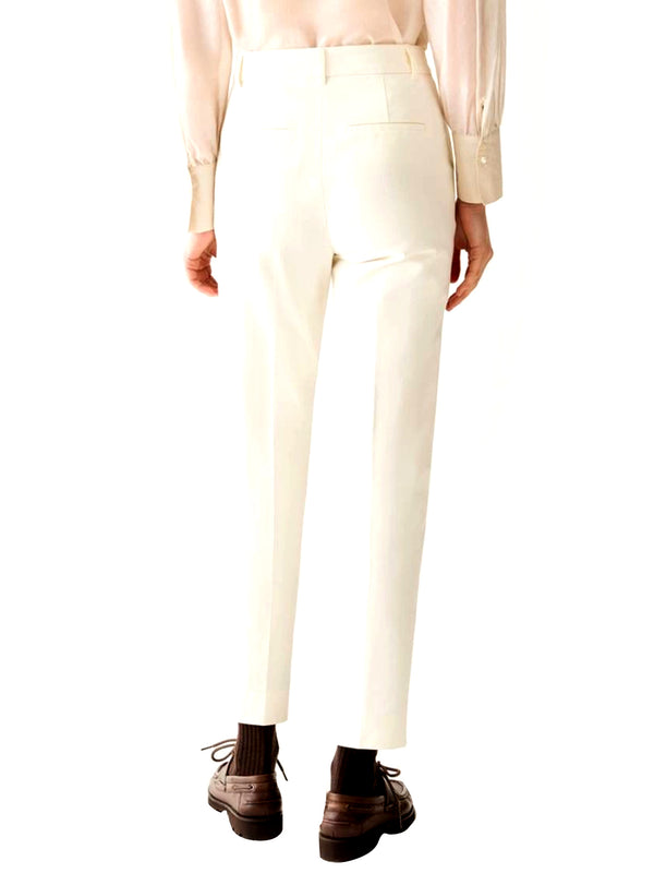 PENNY BLACK BLACK Pantalone Penny Black Slim Fit Bianco