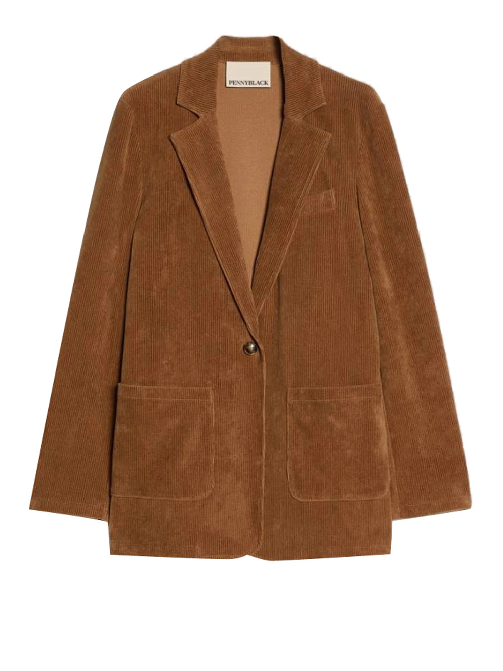 PENNY BLACK FREEDOM Blazer Penny Black In Jersey Velluto Cammello