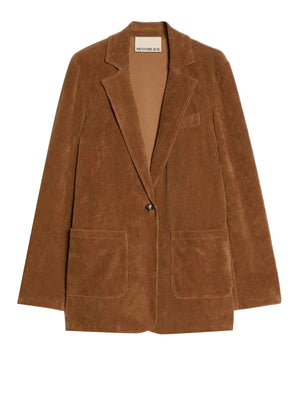 PENNY BLACK FREEDOM Blazer Penny Black In Jersey Velluto Cammello