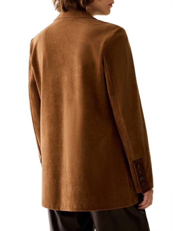 PENNY BLACK FREEDOM Blazer Penny Black In Jersey Velluto Cammello