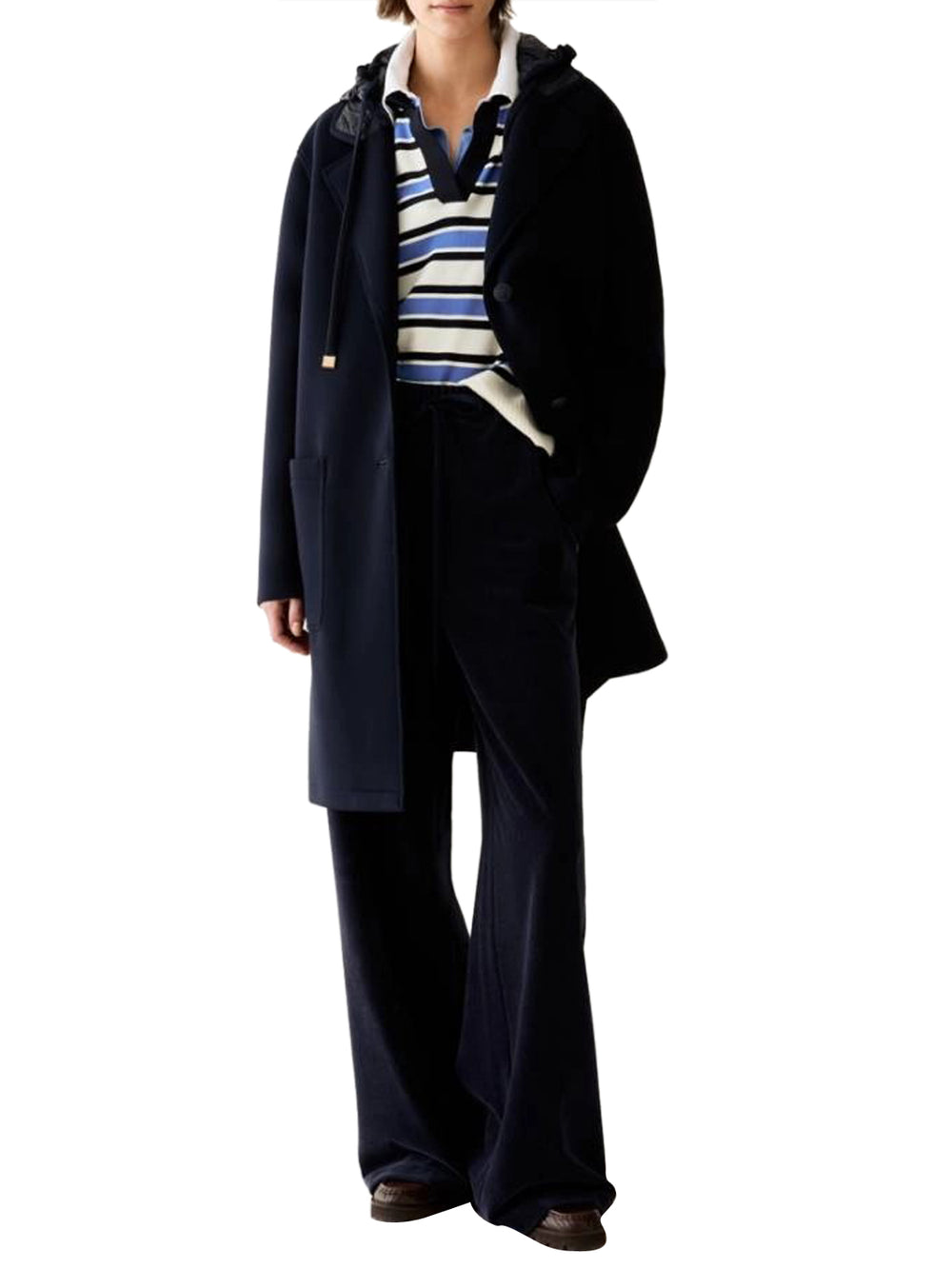 PENNY BLACK FREEDOM Cappotto Penny Black In Jersey Doppio Navy
