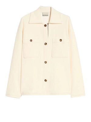 PENNY BLACK FREEDOM Giacca Penny Black Camicia in jersey velluto - Panna