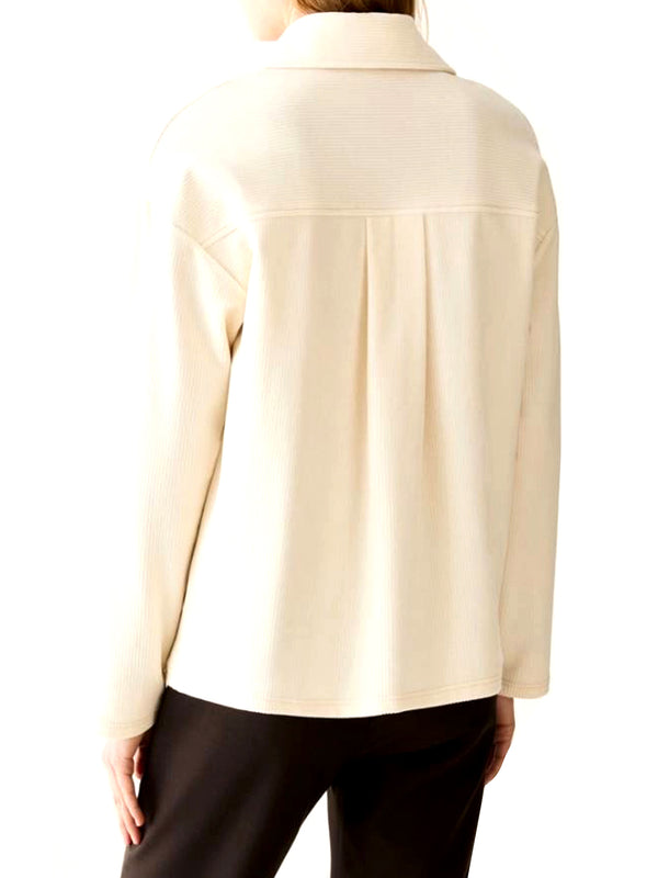 PENNY BLACK FREEDOM Giacca Penny Black Camicia in jersey velluto - Panna