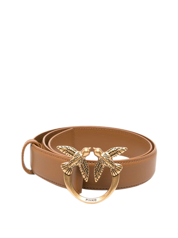 PINKO Cintura Pinko Love Berry Marrone