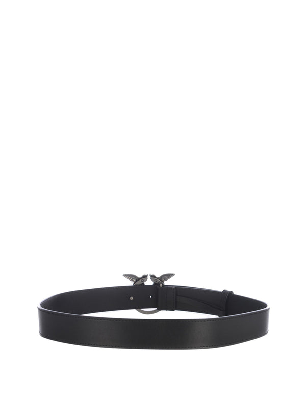 PINKO Cintura Pinko Logo Frontale Nero