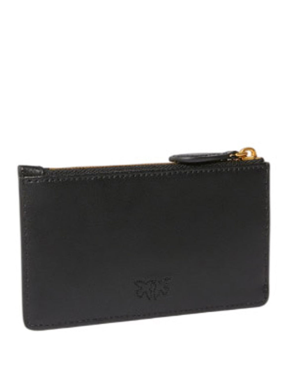 PINKO Pinko Porta Carte Airone Con Zip Nero Oro