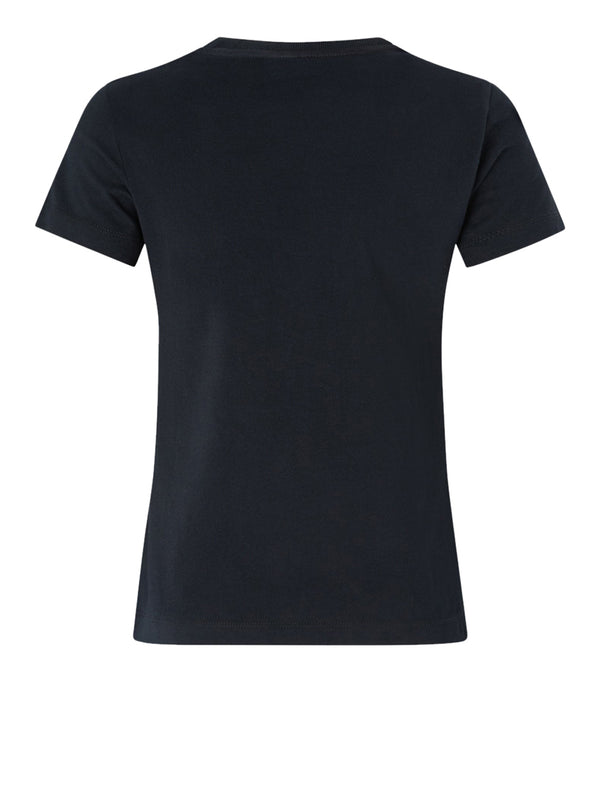 PINKO Bussolotto T-Shirt Pinko Jersey Logo Nero