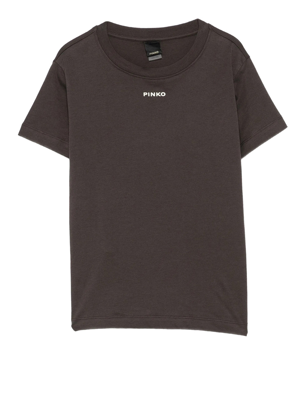PINKO T-Shirt Pinko Basico Jersey Logo Marrone