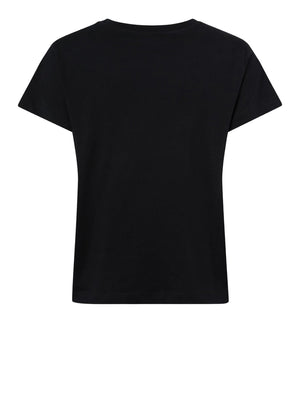 PINKO Pinko Basico T-Shirt Jersey Logo Nero