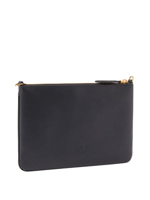PINKO Borsa Media A Spalla Flat Love Bag Simply Pinko - Nero