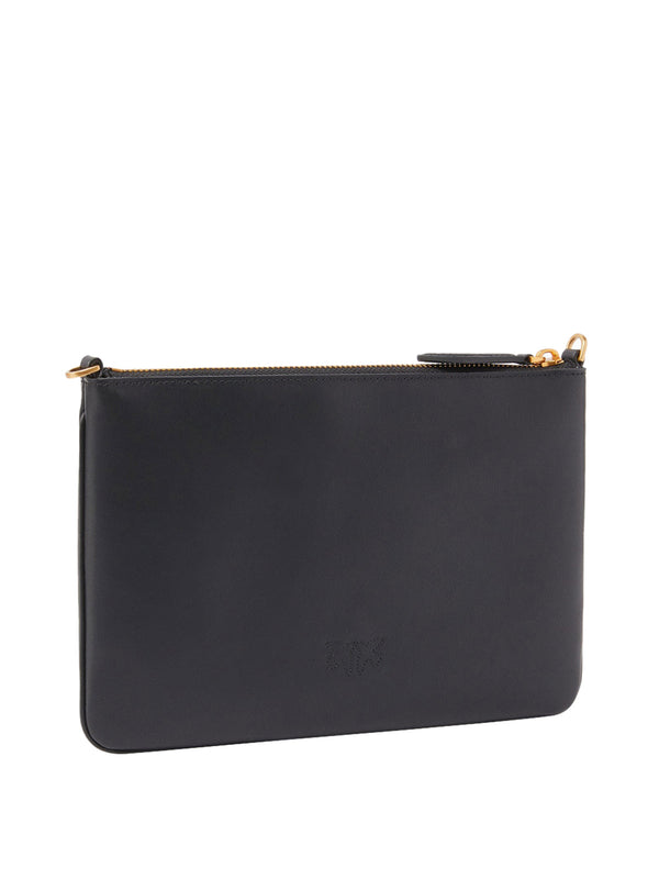 PINKO Borsa Media A Spalla Flat Love Bag Simply Pinko - Nero