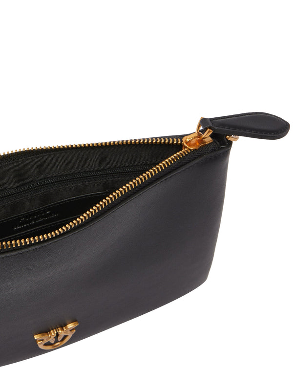 PINKO Borsa Media A Spalla Flat Love Bag Simply Pinko - Nero