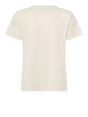 PINKO Pinko Quentin T-Shirt Jersey Ricamo - Beige