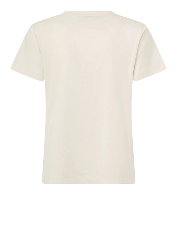 PINKO Pinko Quentin T-Shirt Jersey Ricamo - Beige