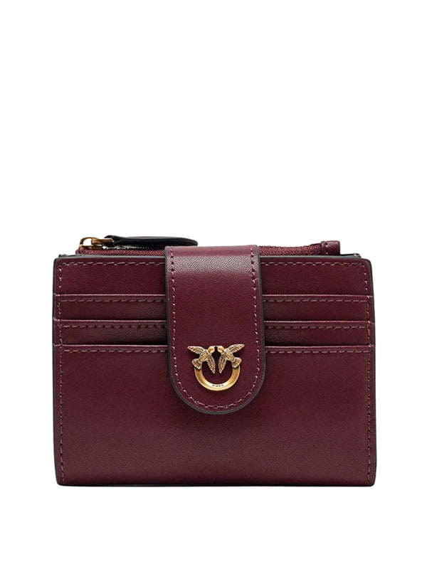 PINKO Portafoglio Pinko Logo Frontale Bordeaux