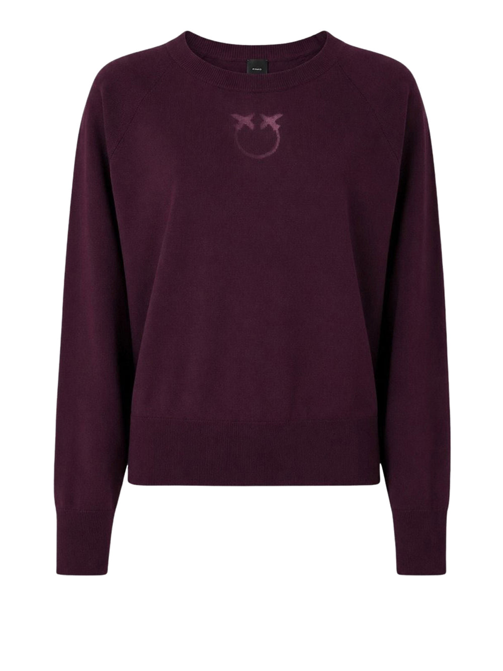 PINKO Maglia Pinko Lanzarote Lana Logo Viola