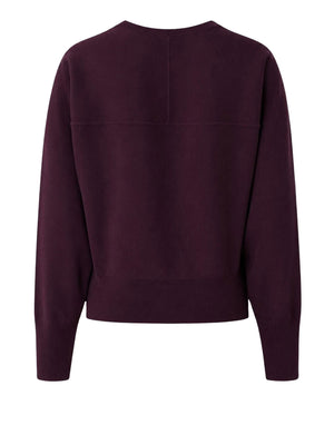 PINKO Maglia Pinko Lanzarote Lana Logo Viola