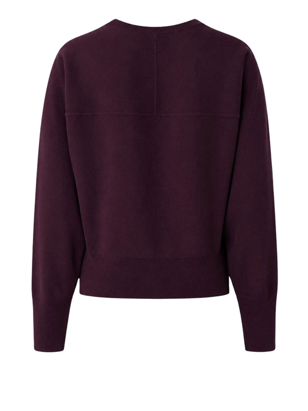 PINKO Maglia Pinko Lanzarote Lana Logo Viola