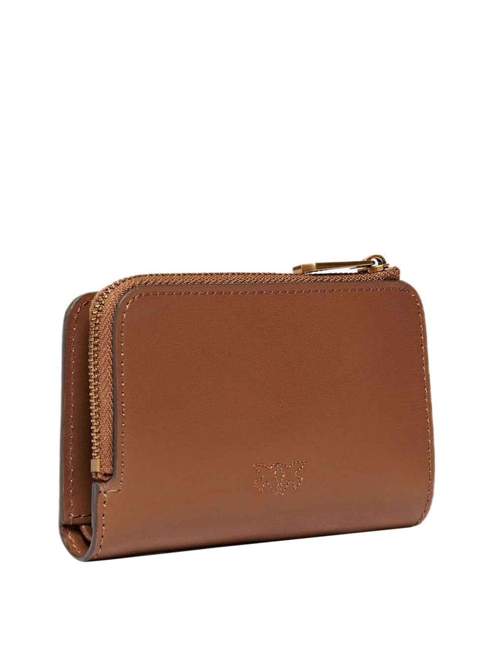 PINKO Portafoglio Pinko Mini Vitello Seta Castano