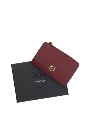 PINKO Portafoglio Pinko Logo Frontale Bordeaux