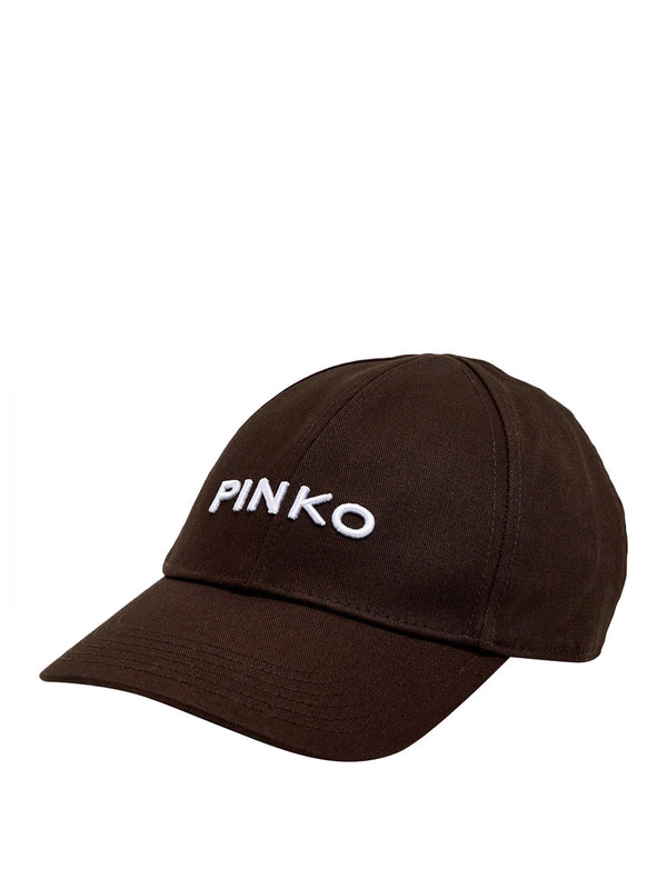 PINKO Cappelllo Pinko Logo Frontale Marrone