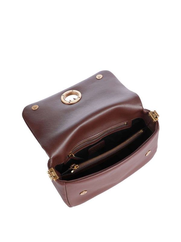 PINKO Borsa A Tracolla Pinko Click Soft Horizontal Mini Marrone