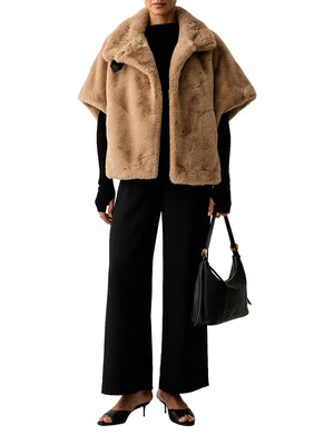 PINKO Poncho Pinko New Comodino Cappa Beige