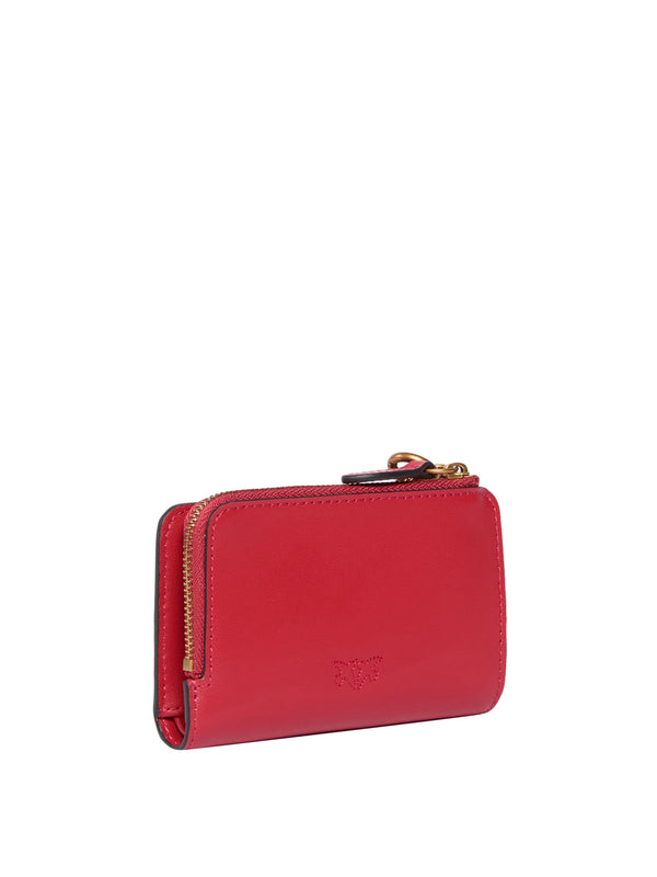 PINKO Mini portafoglio in pelle con nappina Pinko - Rosso