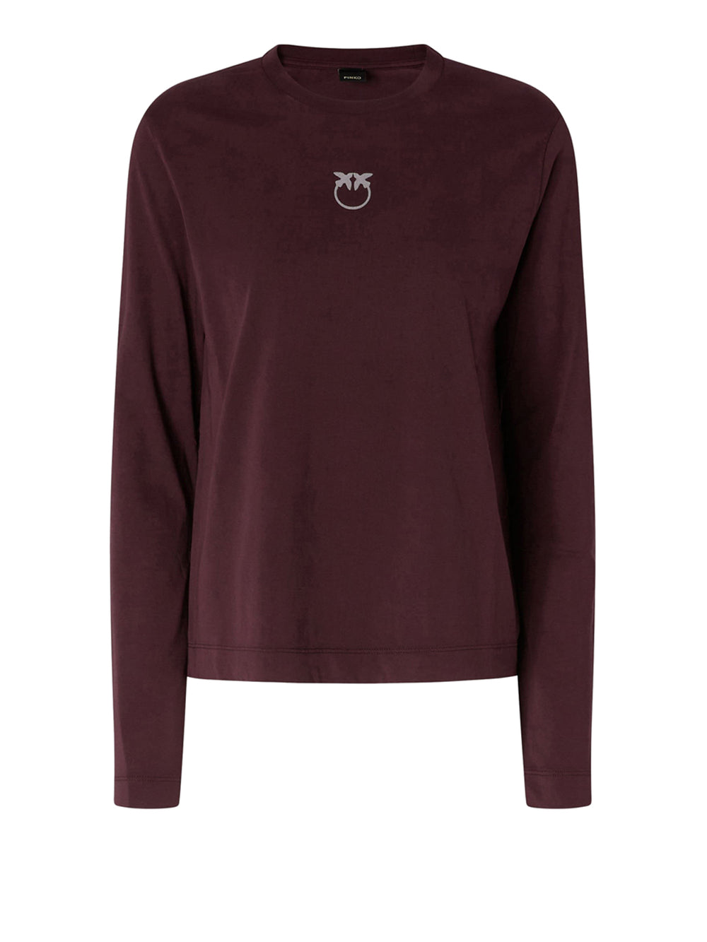 PINKO Pinko Toblino T-Shirt Jersey Logo Bordeaux