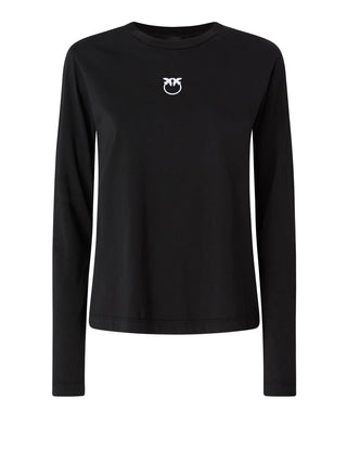 PINKO Pinko Toblino T-Shirt Jersey Logo Nero