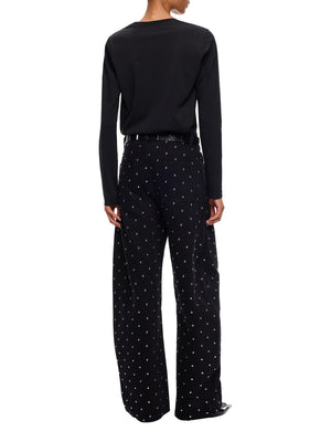 PINKO Pinko Toblino T-Shirt Jersey Logo Nero