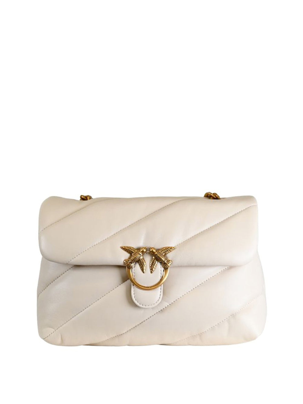 PINKO Borsa A Tracolla Pinko Love Puff Classic Small Bianco