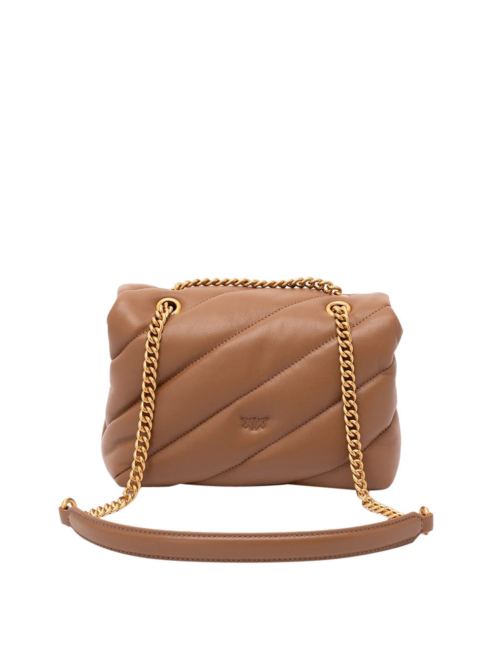 PINKO Borsa A Tracolla Pinko Love Puff Mini Small B. Sheep Marrone